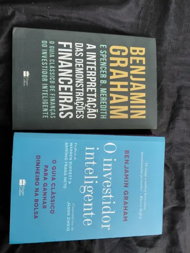 Kit O investidor inteligente e A interpretação das demonstrações financeiras de Billy Gra.