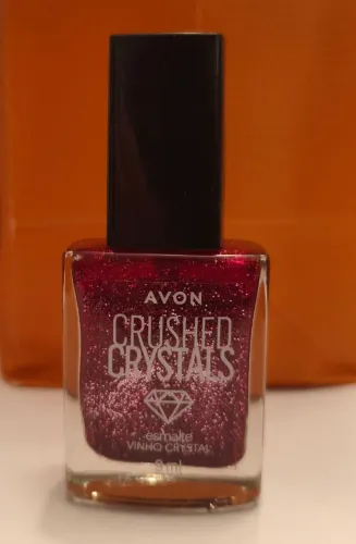 Esmalte Crushed Crystals Vinho Crystal - NOVO