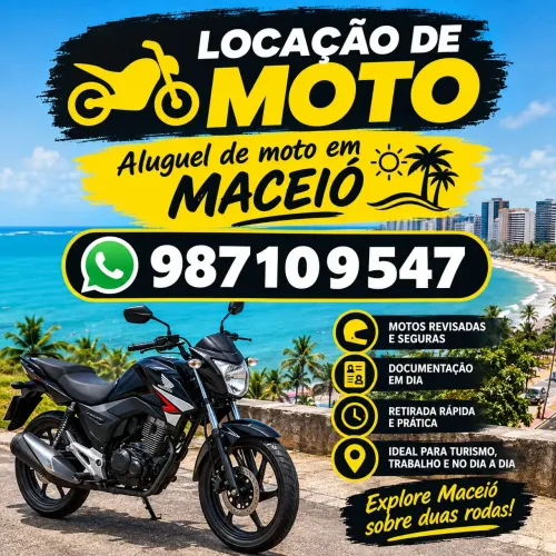 Locação moto/moto pra aluguel