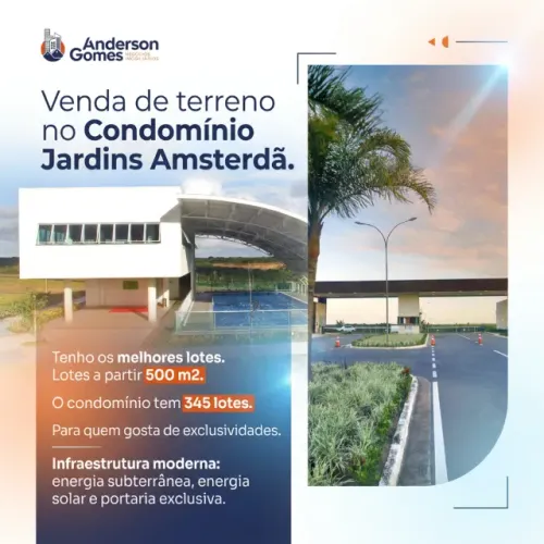 OPORTUNIDADE Venda de terreno no Condomínio Jardins Amsterdã - 513 m² | Parnamirim/RN