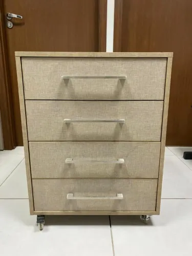 Gaveteiro com 4 gavetas em MDF PREÇO NA DESCRIÇÃO 