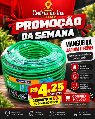 Mangueira de Jardim Flexível