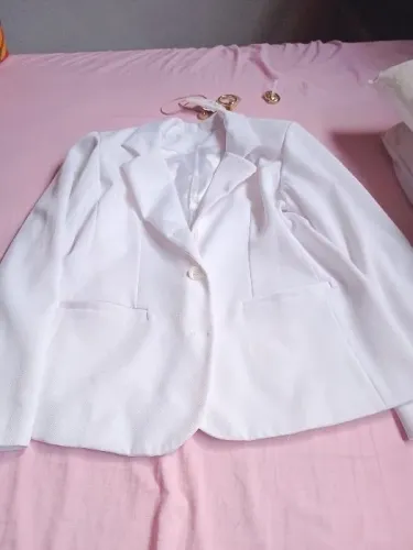 BLAZER BRANCO ,FORRADO.