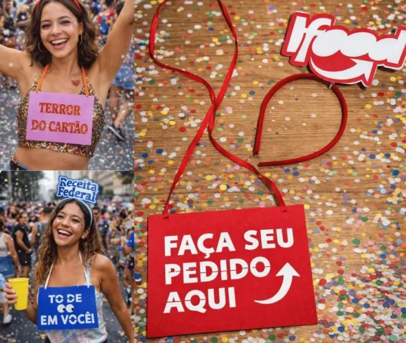 PLACAS COM TIARAS - FANTASIA CARNAVAL 