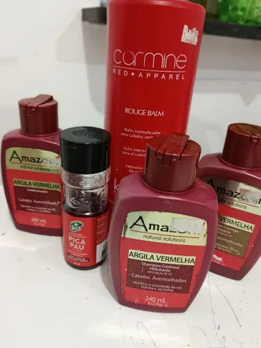 Kit completo cabelos vermelhos