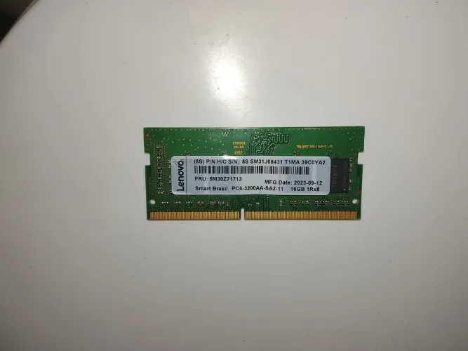 MEMÓRIA RAM NOOTEBOOK LENOVO 16GB DDR4