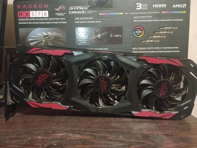 Placa de vídeo Rx 570