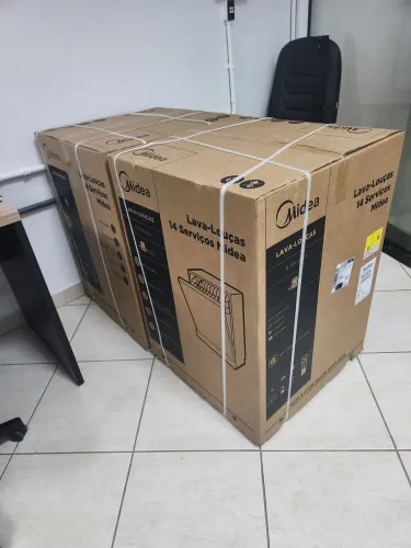LAVA LOUÇAS 14 SERVIÇOS MIDEA PRETA