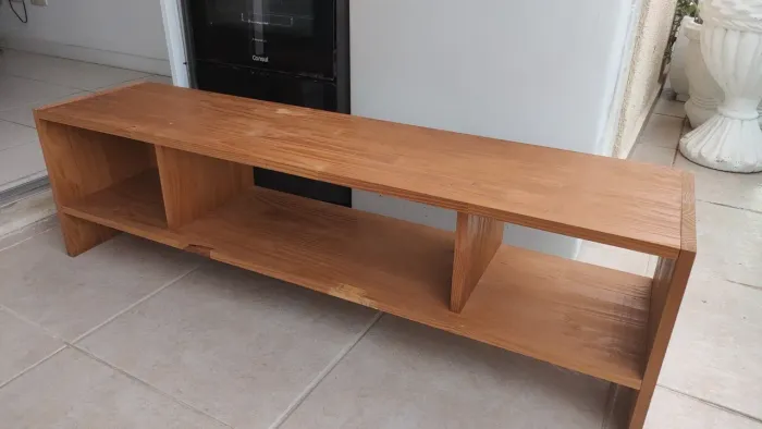 Rack de madeira rústico 