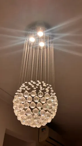 Lustre cascata CRISTAL verdadeiro