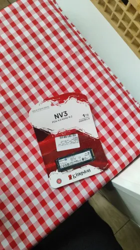SSD Kingston 1TB Nv3 M.2 Nvme PCIe 4, Leitura 6000MB/s