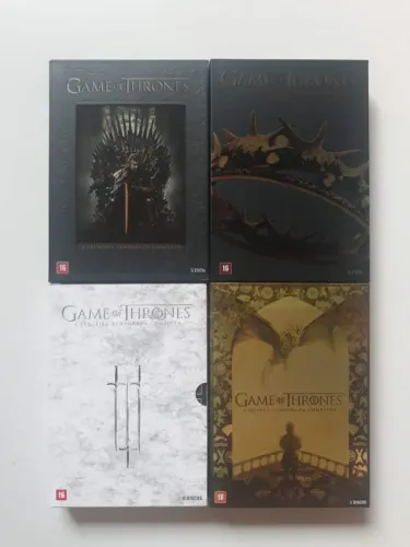 BOX's GAMES OF THRONES (1ª; 2ª; 3ª e 5ª) TEMPORADAS