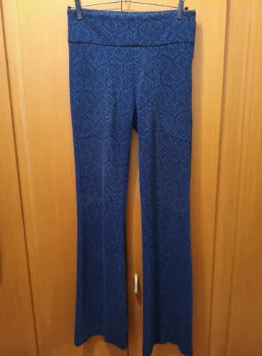 Calça flare shoulder