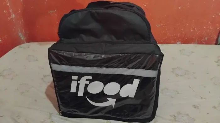 Bag 45 litros Nova com isopor laminado mais colete reflexivo de segurança 