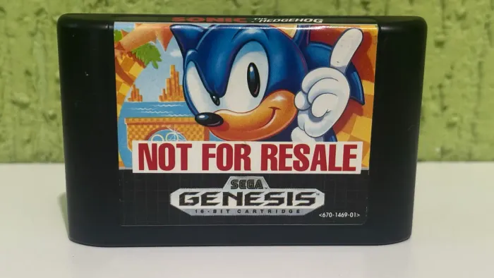 Sonic The Hedgehog (Not For Resale) - p/ Mega Drive