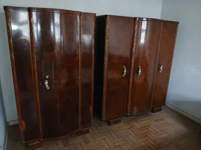 MÓVEIS ANTIGOS - QUARTO CASAL (seis peças- valor para o conjunto). Muito bem preservado.