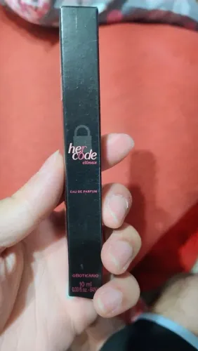 Perfume her code clímax 10 ml boticário 