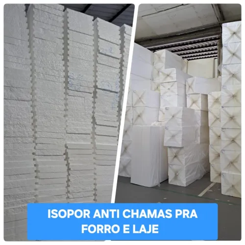 Isopor anti chamas pra LAJE, FORRO, PAREDE, FACHADA E MOLDURAS RODA FORRO.