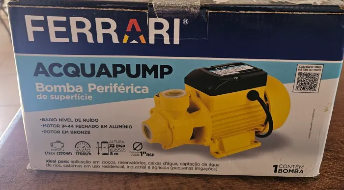 Vendo Bomba D'agua Ferrari 0,5 cv 127v Nova