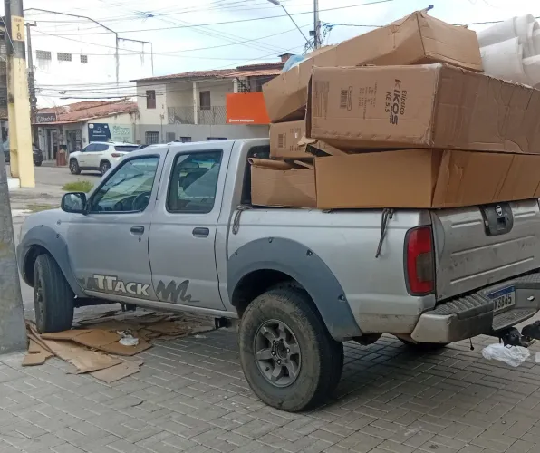 Retirada de material descarte
