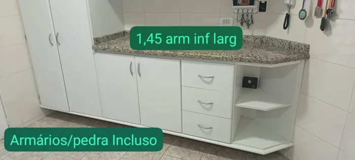 COZINHA COMPLETA + FOGÃO EMBUTIR