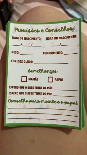 Brincadeiras de chá de bebê