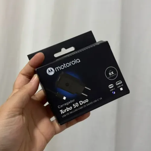 CARREGADOR MOTOROLA TIPO C - FAÇO ENTREGA