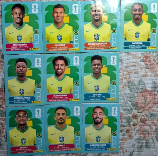 Figurinhas da Copa do Mundo 2026.