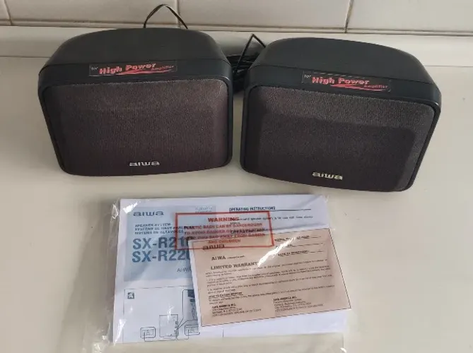 Caixas Surround Aiwa Sx-r220