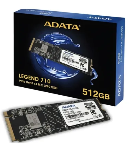 Ssd nvme 512GB ADATA PCI 4.0 5000mb/s Lacrado Novo c/ garantia 