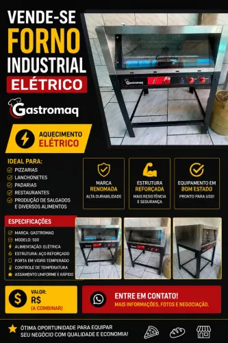 Forno industrial elétrico