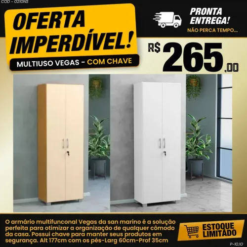 Armário Multiuso - ENTREGA IMEDIATA