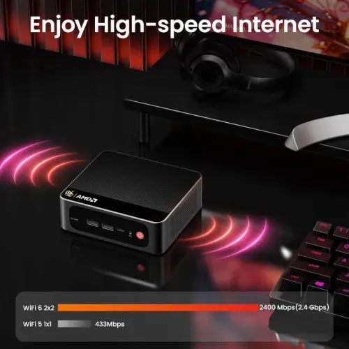 Mini PC Beelink SER5 Max Ryzen 7 (Radeon 680M) | 24GB LPDDR5 | SSD NVMe