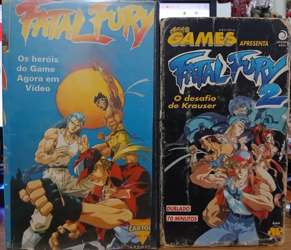 Vhs Anime Fatal fury 1 e 2 (dublados)