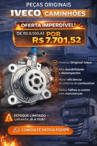BOMBA DE ALTA PRESSÃO ORIGINAL IVECO