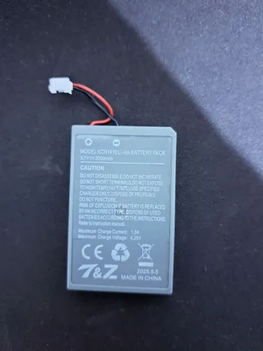 Bateria controle ps4 2000 Mah 4,5mm