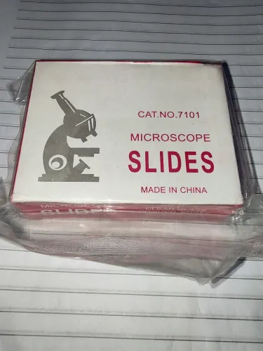 Lâminas de vidro para microscópio modelo 71.01 caixa lacrado 50 unidade