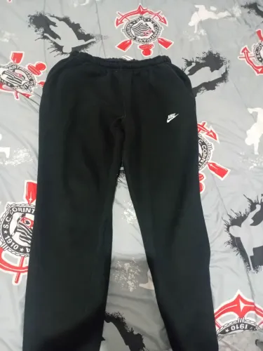 Calça da nike moletom boca fechada