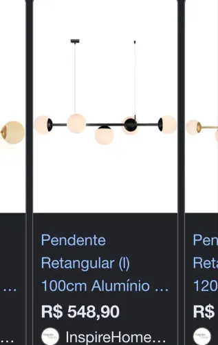 Pendente Jabuticaba - 5 globos 1 metro cor preta