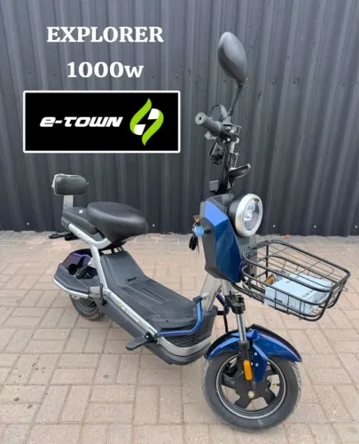 Scooter Elétrica Explorer azul 1000w
