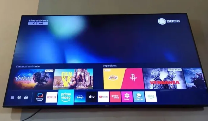 Crystal UHD TU8000 65" 4K, Design sem Limites,