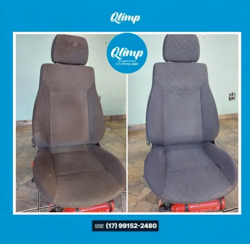 Estética automotiva Limpeza de estofados
