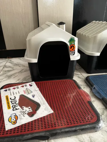 Kit Casa + Sanitário Pet Cachorro e gato