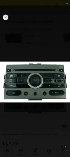 Rádio original sentra2009