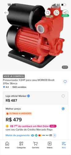 Pressurizador worker