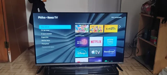 Televisão Philco Roku smart 32 polegadas Nova