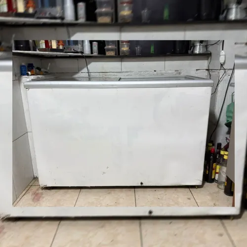 FREEZER HORIZONTAL METALFRIO 2 PORTAS DE VIDRO <br>331 LT 220V
