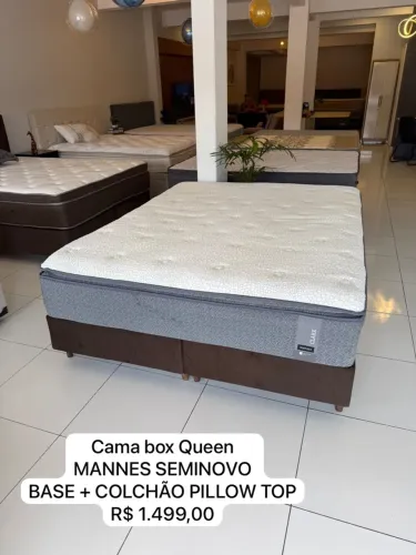 Cama Box Queen MANNES SEMINOVO - ENTREGO
