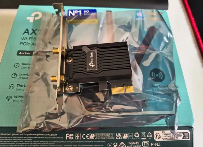 Placa de Rede PCI wi-fi 6 