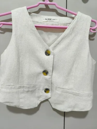 Colete infantil de Linho